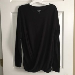 Black maternity shirt
